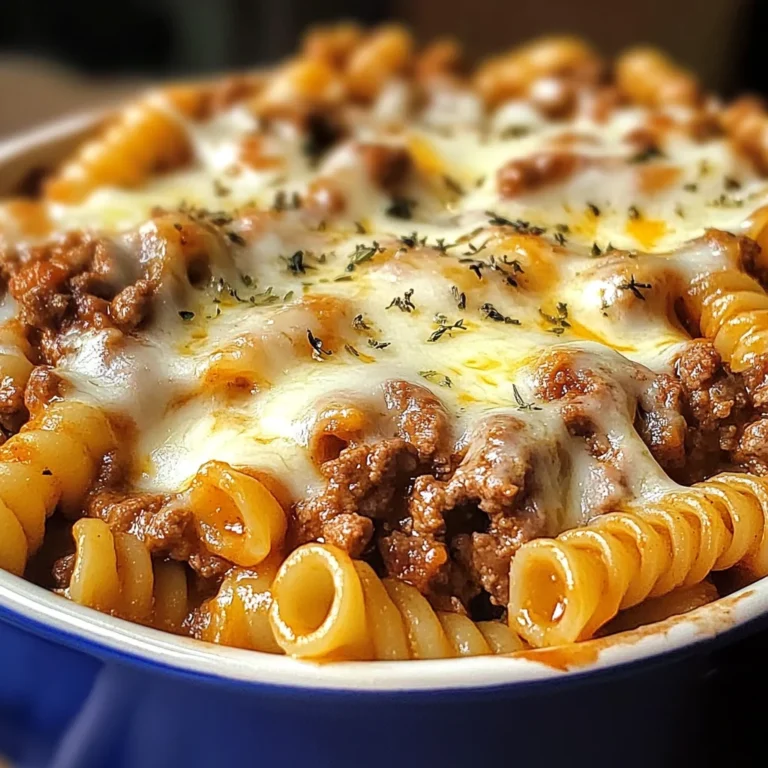 Gratin Pâtes Bœuf