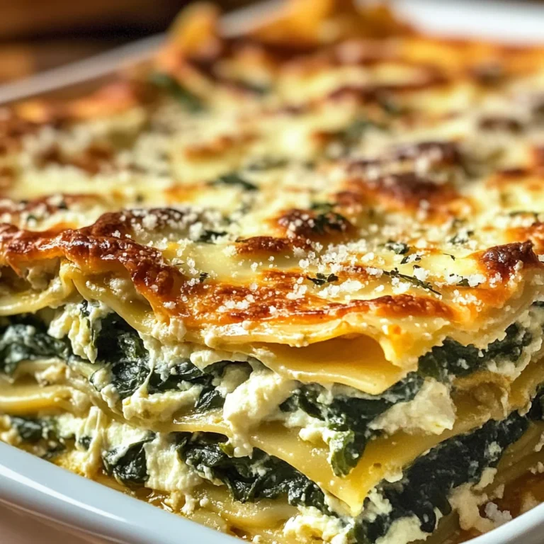 Lasagnes Épinards Ricotta