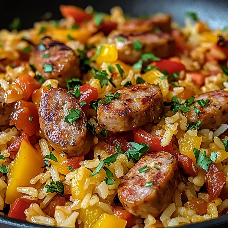 Poêlée Saucisse Riz