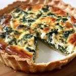 Quiche Boursin épinards maison