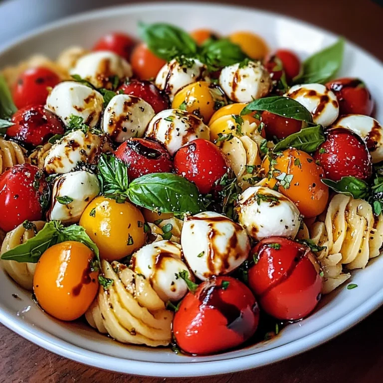 Salade Caprese Crémeuse