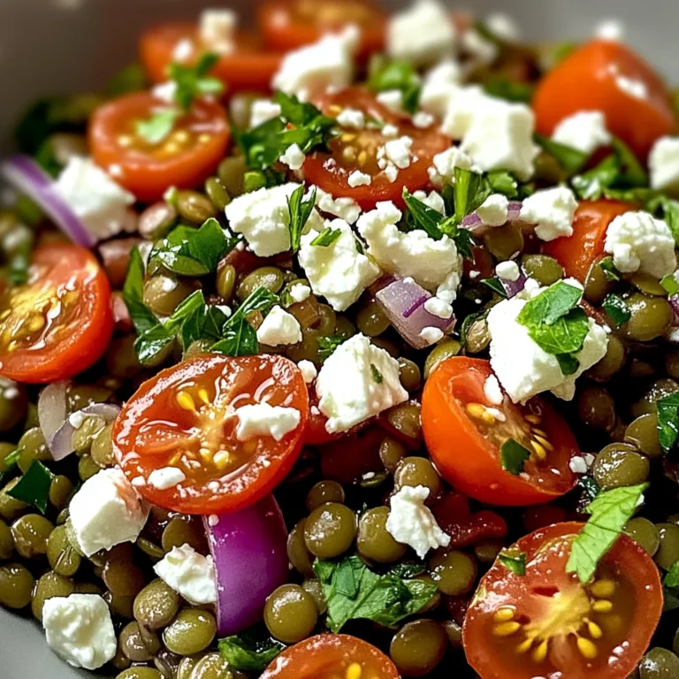 Salade Croquante de Lentilles & Feta