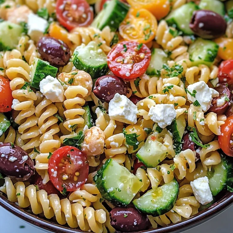 Salade de pâtes méditerranéenne
