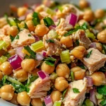 Salade rapide pois chiches thon