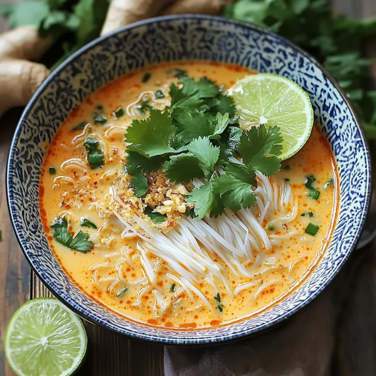 Soupe thaïe légère et parfumée