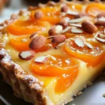 Tarte moelleuse abricots amandes