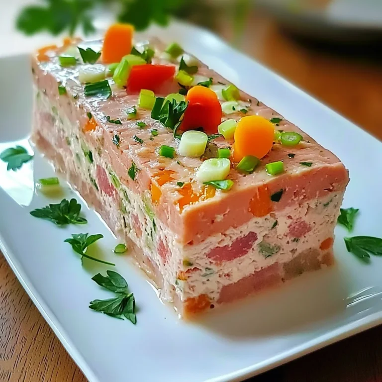 Terrine de thon simple et savoureuse