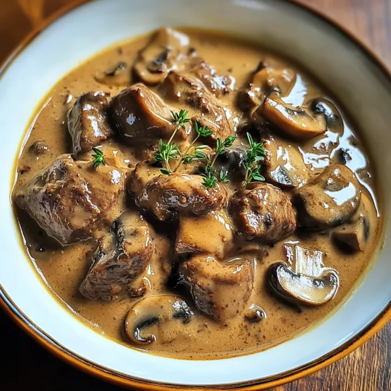 Bœuf Stroganoff au Cookeo
