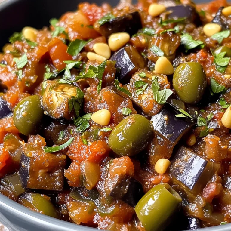 Caponata sicilienne authentique
