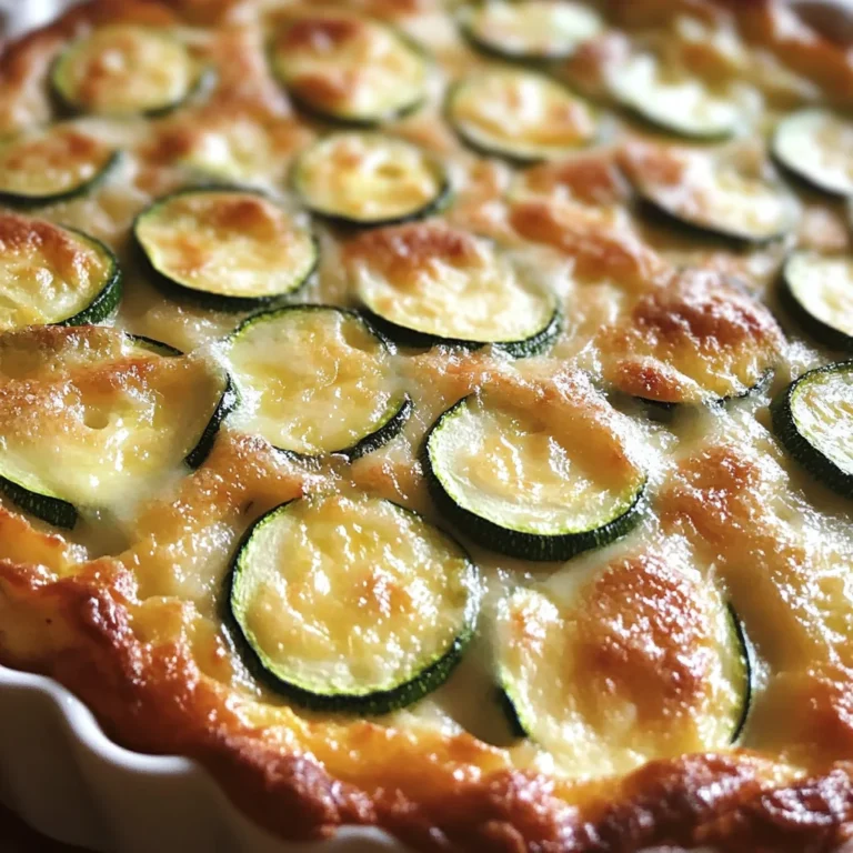 Clafoutis de courgettes au parmesan