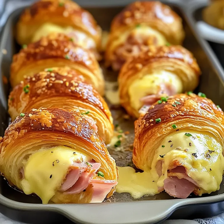 Croissants gourmands faciles