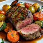 Filet mignon aux petits légumes
