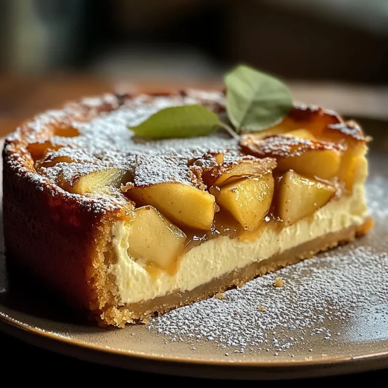Fondant Moelleux aux Pommes et Mascarpone