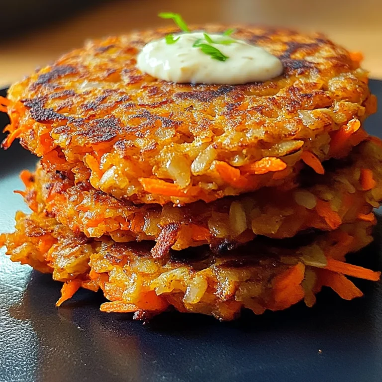 Galettes aux Carottes et Flocons d'Avoine