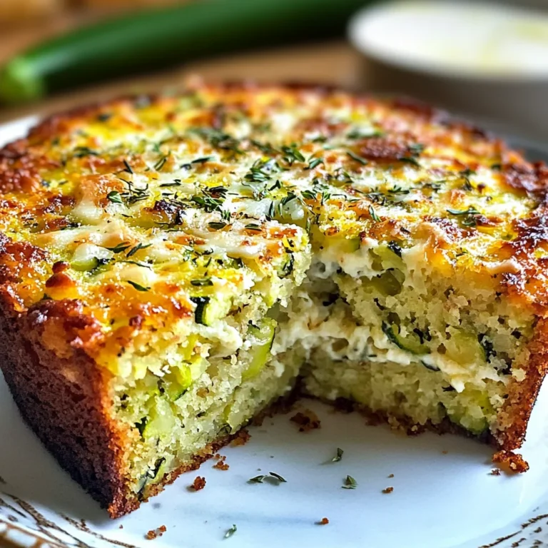 Gâteau moelleux courgettes parmesan