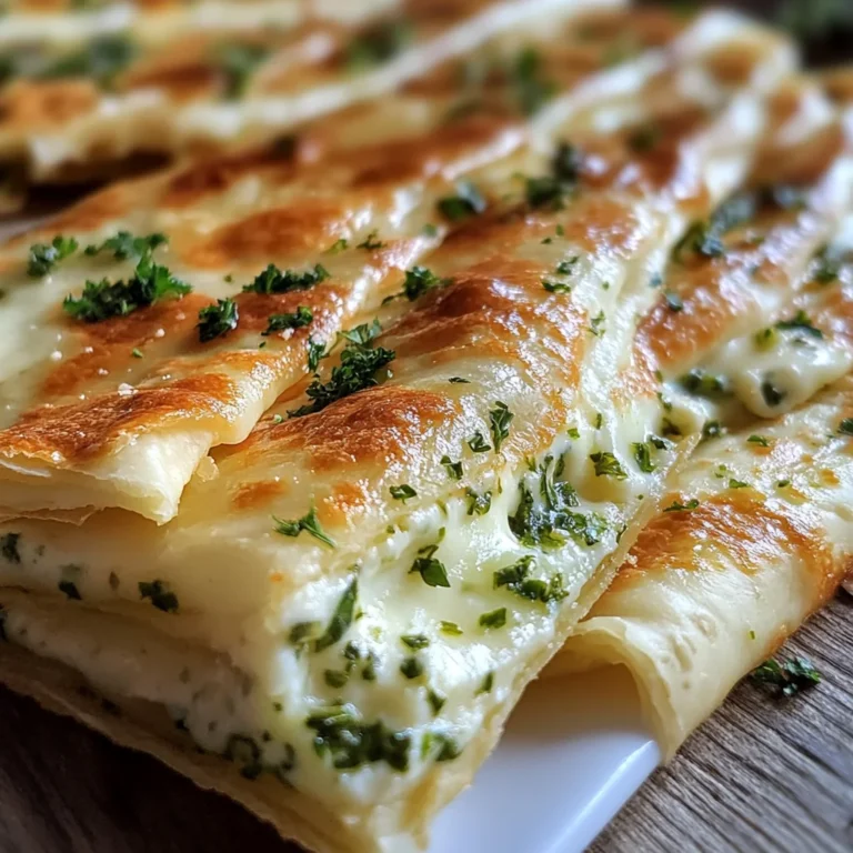 Gozleme turc fromage et herbes