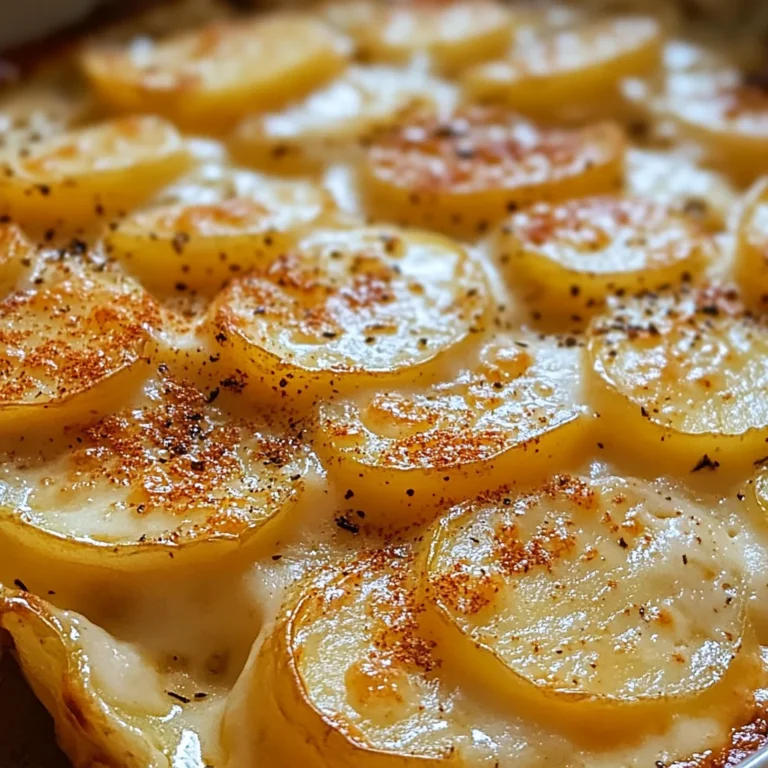Gratin de pommes de terre crémeux
