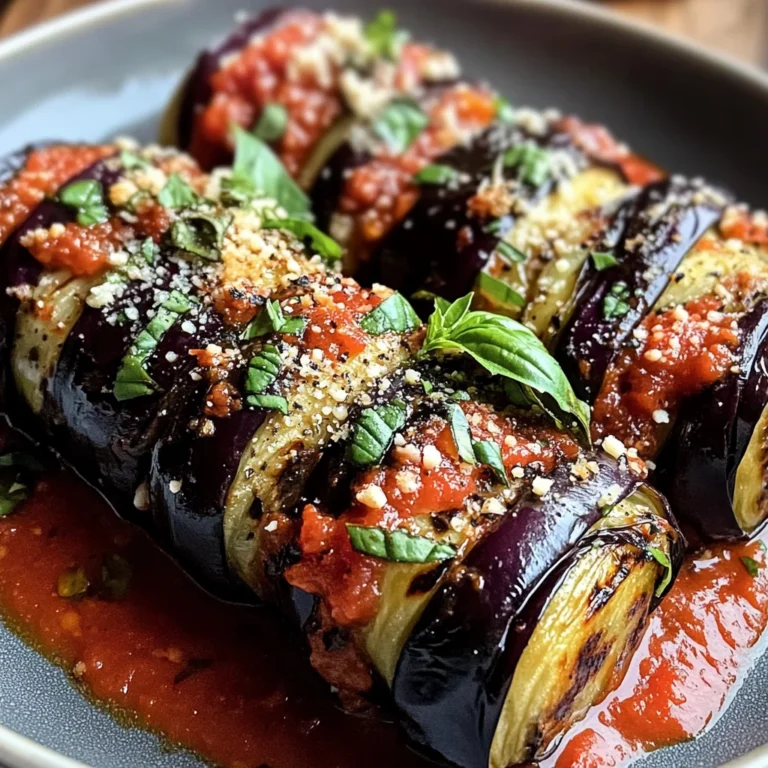 Involtini d'aubergines à la ricotta