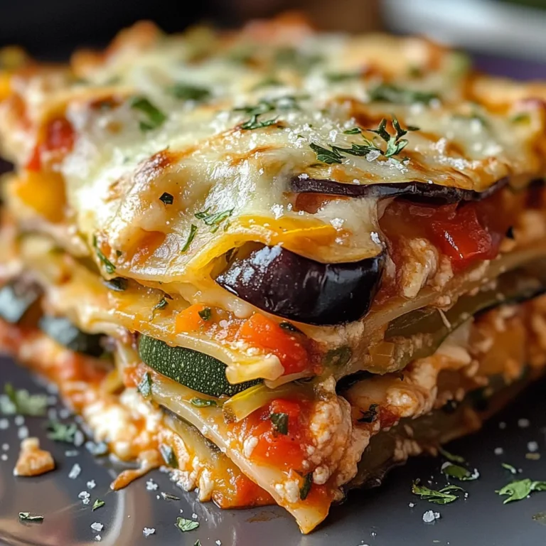 Lasagnes aux légumes d'été