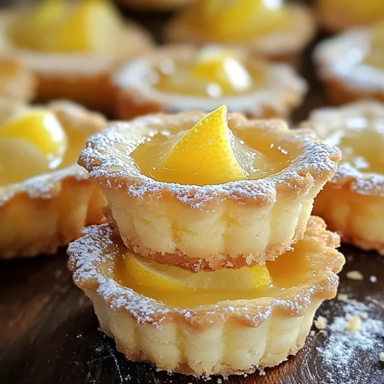 Mini tartelettes citron maison