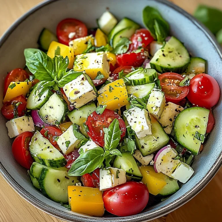 Salade d'été légère et fraîche