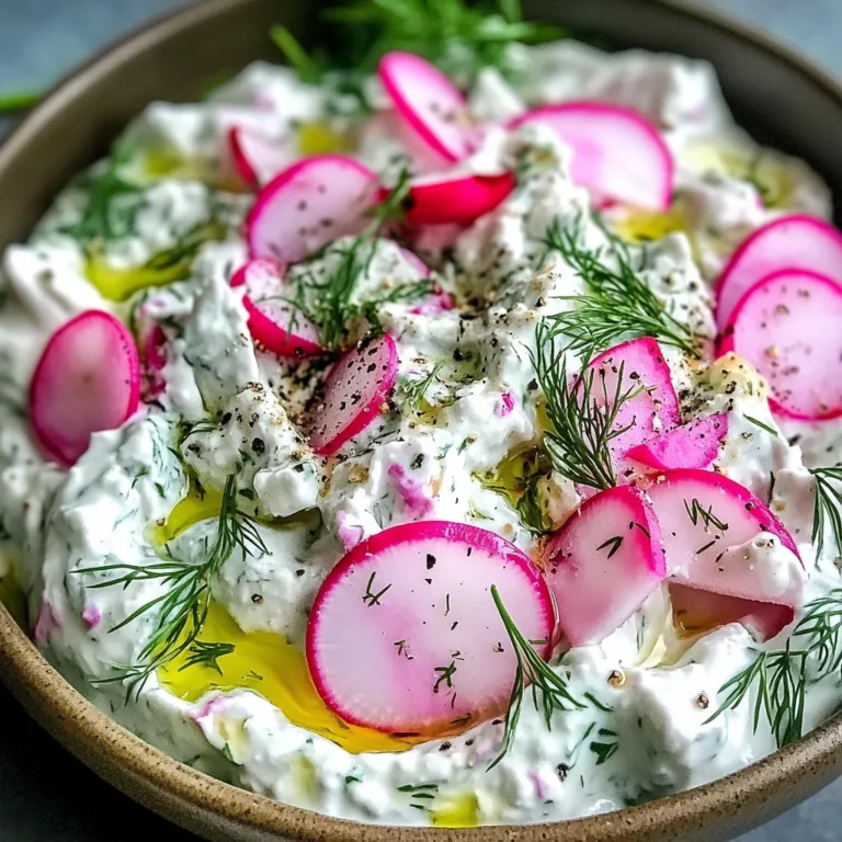 Tzatziki aux radis et herbes